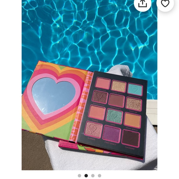 The Simpsons x Revolution Summer of Love Eyeshadow Palette 12 Shades NIB - Picture 4 of 9